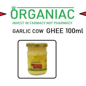 Organiac Garlic Cow Ghee (Glass Bottle -100 ml )